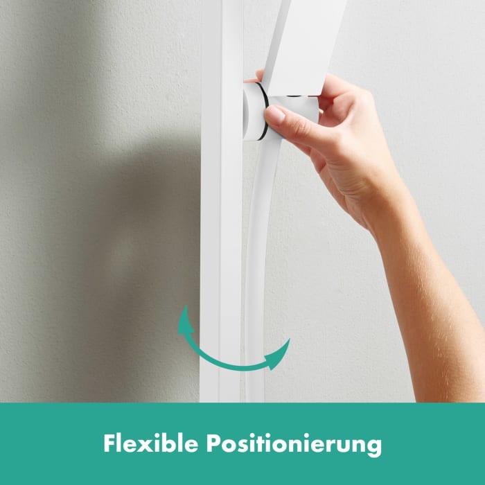 hansgrohe Unica E Brausestange 90 cm mit Brausehalter und Brauselauch 160 cm