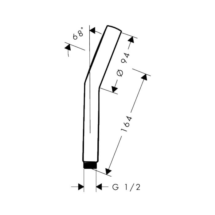 hansgrohe Activera Select S Handbrause 95 2 Strahlarten wassersparend+ mit Booster