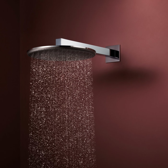 hansgrohe Raindance Alive S Kopfbrause 300 rund, 2 Strahlarten wassersparend, mit Brausearm