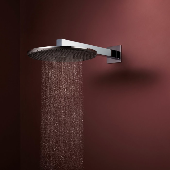hansgrohe Raindance Alive S Kopfbrause 300 rund, 2 Strahlarten wassersparend, mit Brausearm