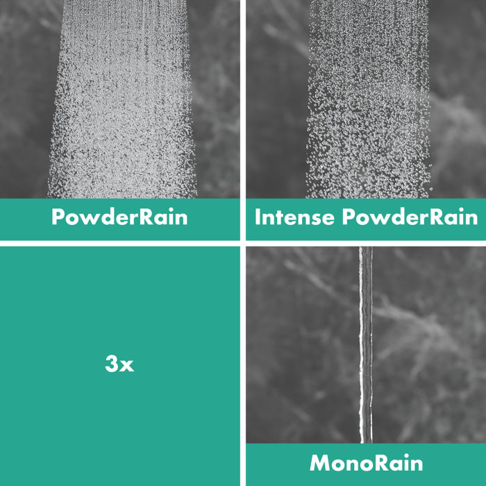 hansgrohe Rainfinity Duschset 130 3 Strahlarten mit Duschstange 65 cm