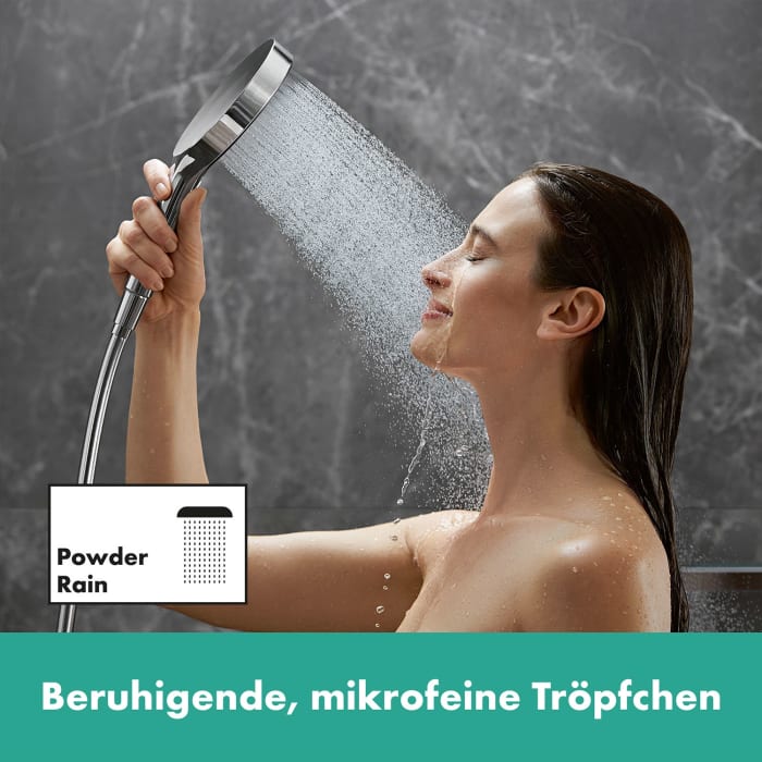 hansgrohe Rainfinity Duschset 130 3 Strahlarten mit Duschstange 65 cm