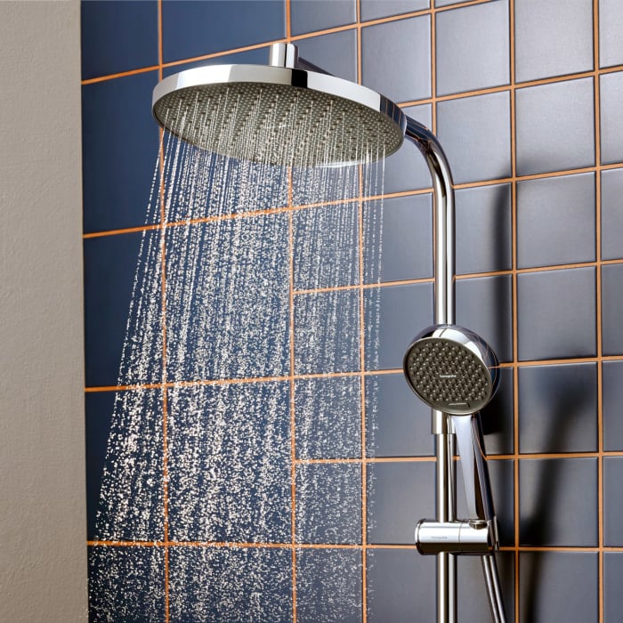 hansgrohe Activera S Duschsystem 240 1 Strahlart wassersparend mit Einhebelmischer Varia