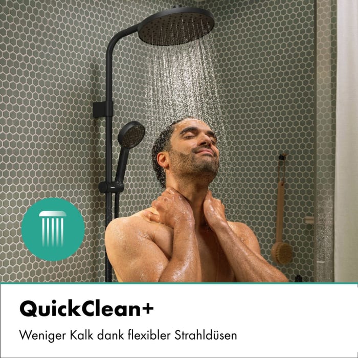 hansgrohe Activera S Duschsystem 240 1 Strahlart wassersparend mit ShowerTablet Select 360 Varia
