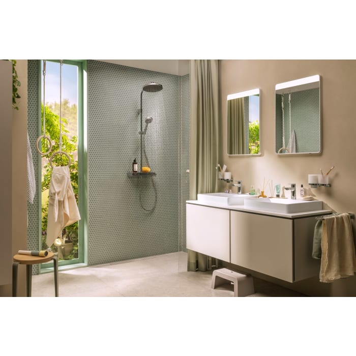 hansgrohe Activera S Duschsystem 240 1 Strahlart wassersparend+ mit ShowerTablet Select 360 Varia