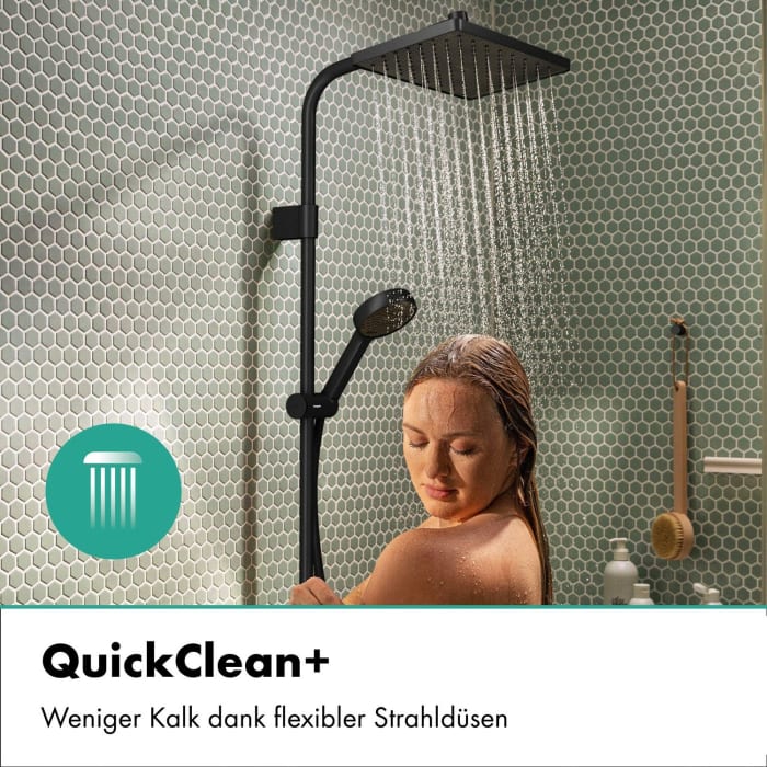 hansgrohe Activera Q Duschsystem 290/180 1 Strahlart wassersparend+ mit Ecostat Fine