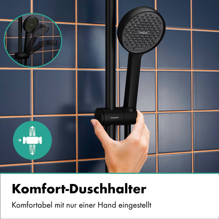 hansgrohe Activera Q Duschsystem 290/180 1 Strahlart wassersparend mit Ecostat Fine