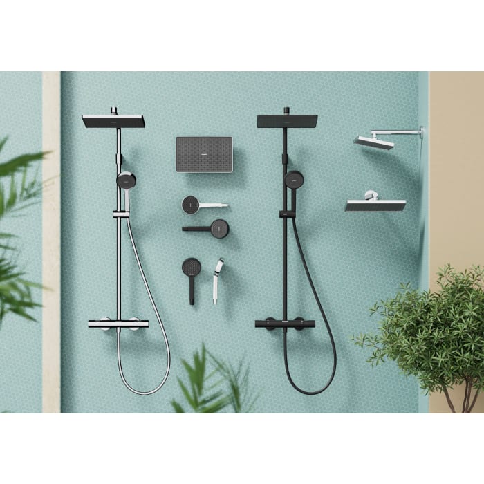 hansgrohe Activera Q Duschsystem 290/180 1 Strahlart wassersparend mit Ecostat Fine