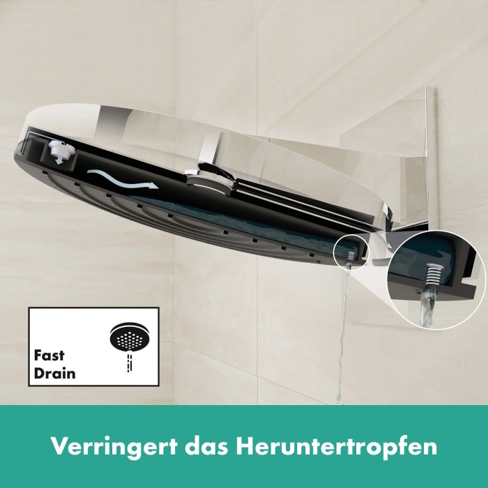 hansgrohe Pulsify Showerpipe 260 1 Strahlart EcoSmart, mit Shower Tablet Select 400