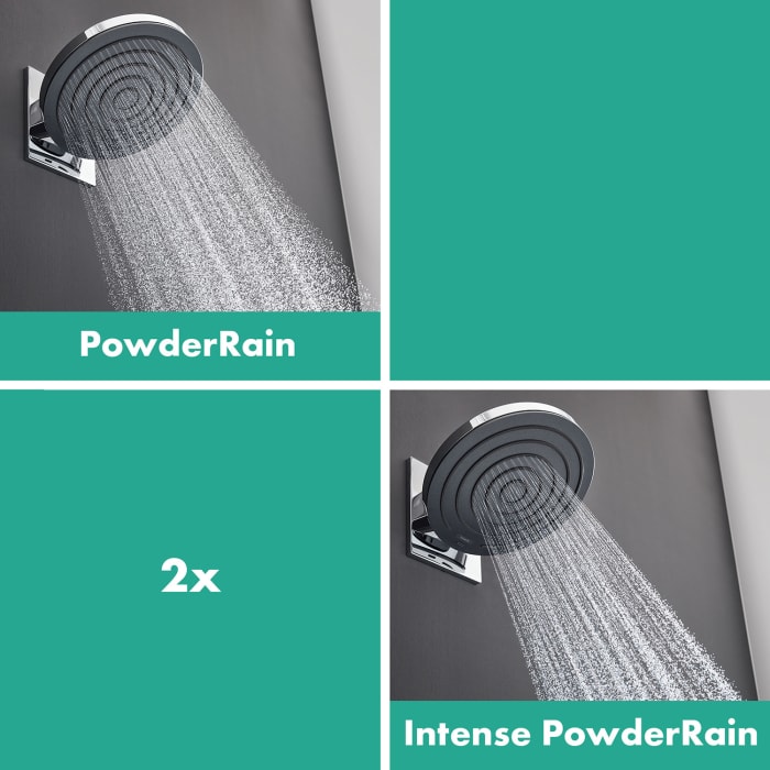 hansgrohe Pulsify Showerpipe 260 1 Strahlart EcoSmart, mit Shower Tablet Select 400