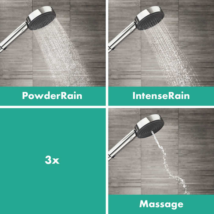hansgrohe Pulsify S Showerpipe 260 2 Strahlarten, mit Shower Tablet Select 400
