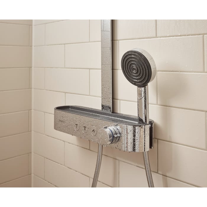 hansgrohe Pulsify Showerpipe 260 2 Strahlarten EcoSmart, mit Shower Tablet Select 400