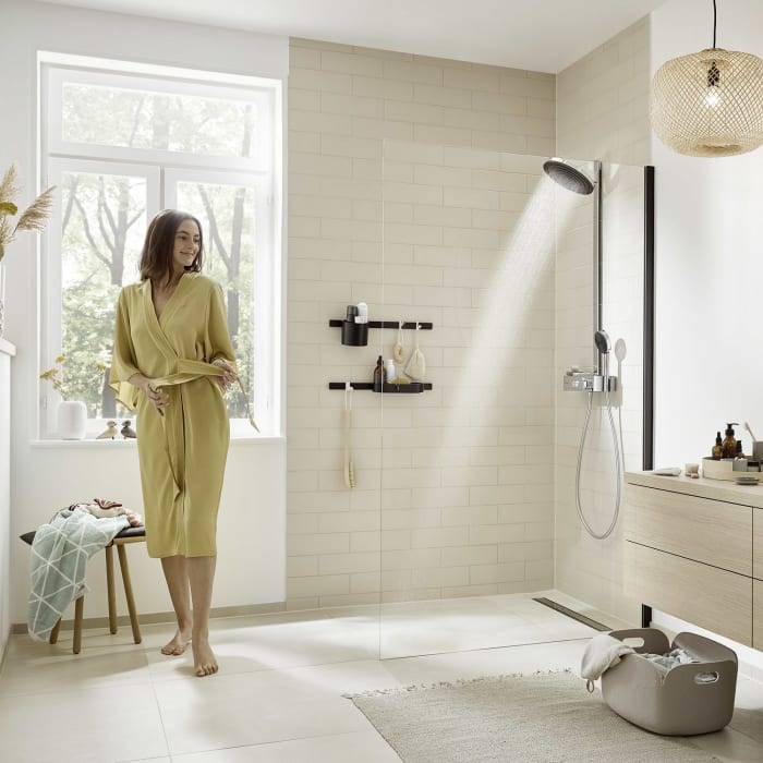 hansgrohe Pulsify S Showerpipe 260 2 Strahlarten, mit Shower Tablet Select 400