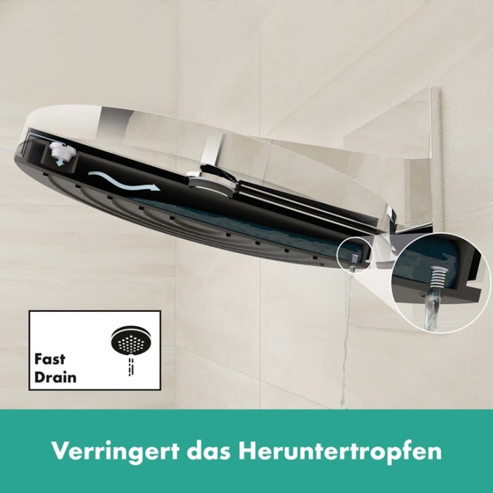 hansgrohe Pulsify S Puro Duschsystem 260 1 Strahlart, mit Ecostat Fine und Duschkopf 3 Strahlarten