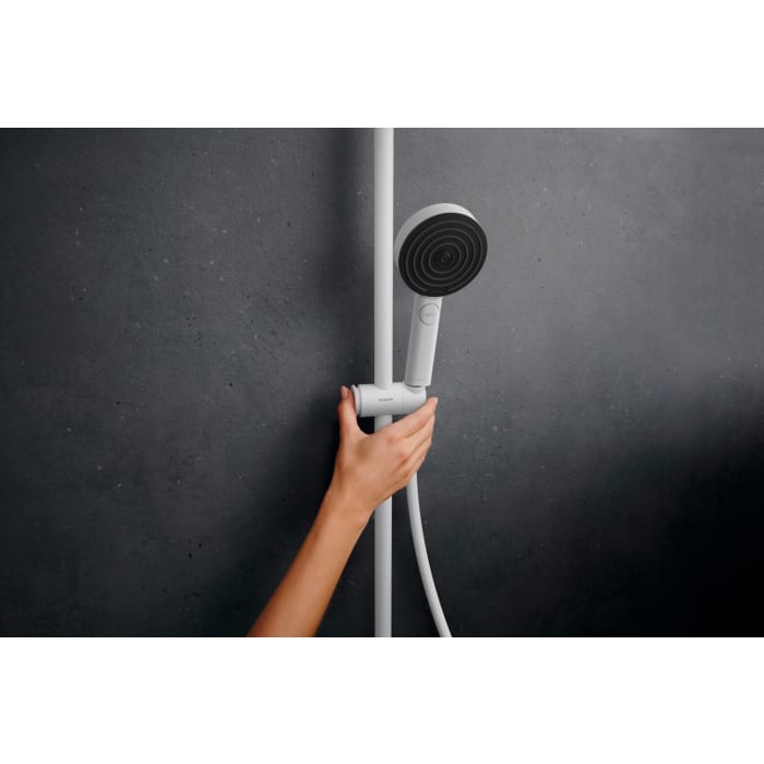 hansgrohe Pulsify S Puro Duschsystem 260 1 Strahlart wassersparend, mit Ecostat Fine und Duschkopf 3 Strahlarten