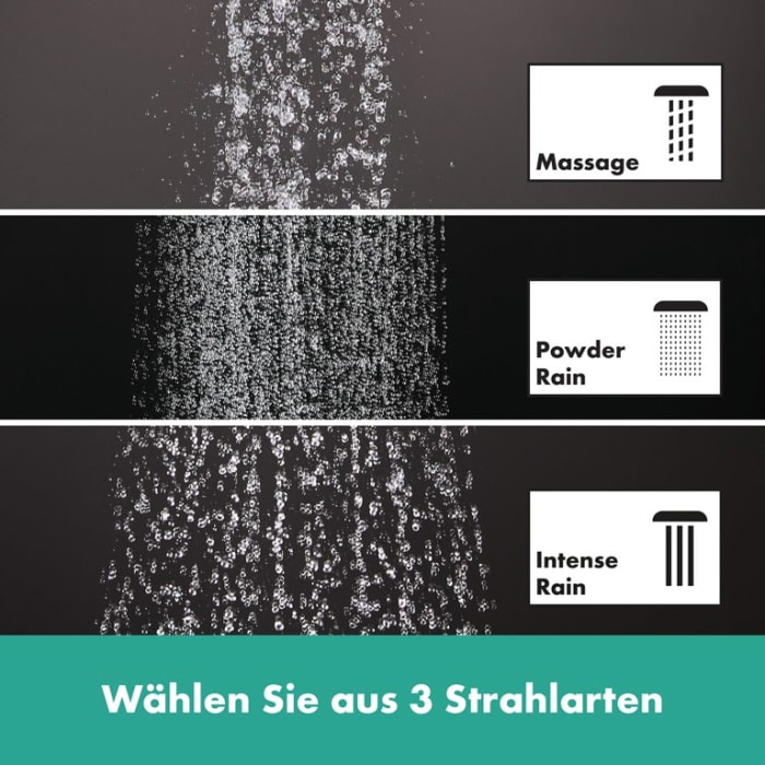 hansgrohe Pulsify S Puro Duschsystem 260 1 Strahlart, mit Ecostat Fine und Duschkopf 3 Strahlarten