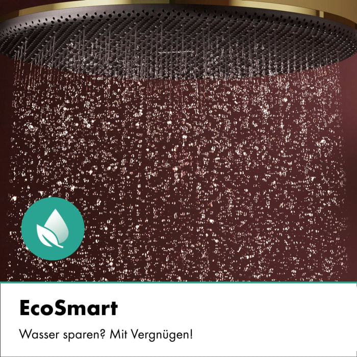 hansgrohe Raindance Alive S Puro Duschsystem 300 rund, 1 Strahlart wassersparend, mit Ecostat Element