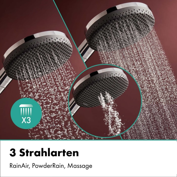 hansgrohe Raindance Alive S Puro Duschsystem 300 1 Strahlart wassersparend+ mit Ecostat Element