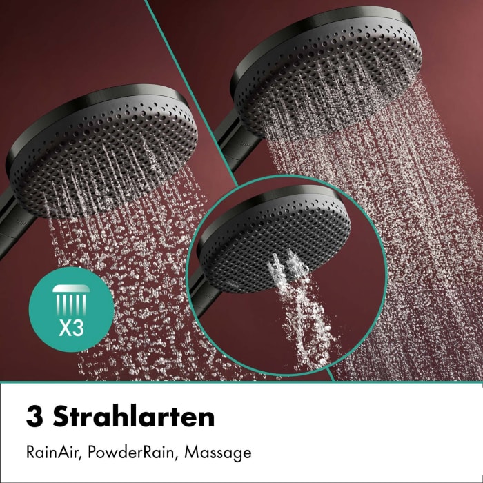 hansgrohe Raindance Alive S Puro Duschsystem 300 1 Strahlart wassersparend+ mit Ecostat Element
