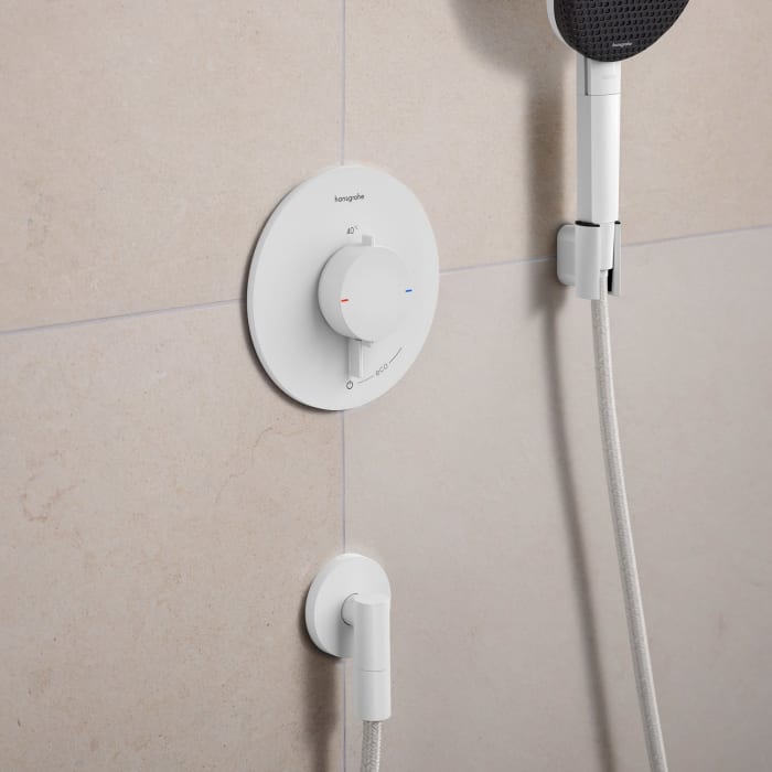 hansgrohe FixFit Fine S Wandanschluss mit Rückflussverhinderer