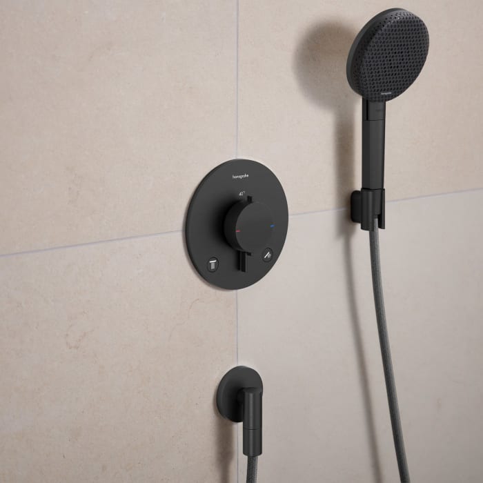 hansgrohe FixFit Fine S Wandanschluss mit Rückflussverhinderer