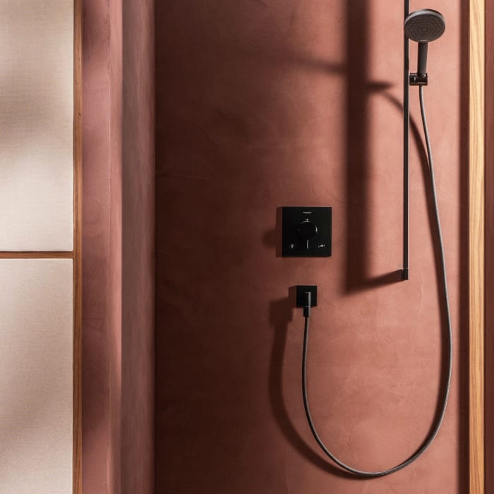 hansgrohe FixFit Fine E Wandanschluss mit Rückflussverhinderer