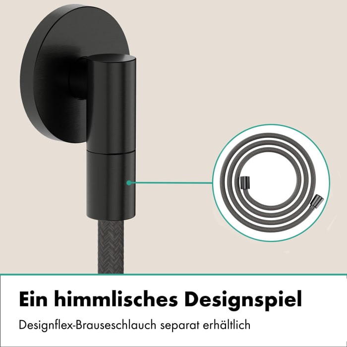 hansgrohe FixFit Fine S Wandanschluss mit Rückflussverhinderer