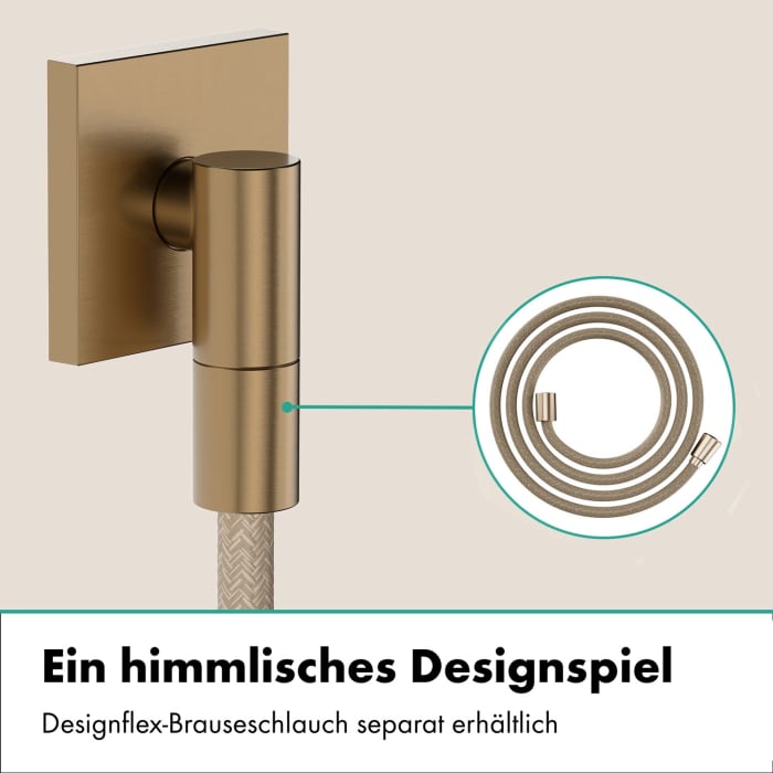 hansgrohe FixFit Fine E Wandanschluss mit Rückflussverhinderer