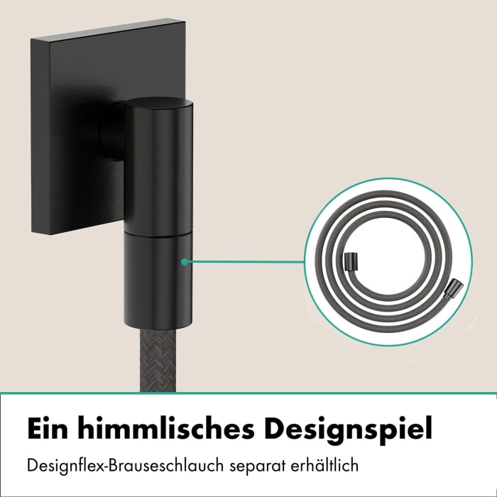 hansgrohe FixFit Fine E Wandanschluss mit Rückflussverhinderer