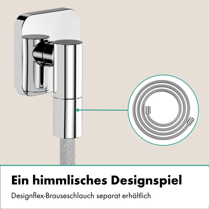 hansgrohe FixFit Fine Q Wandanschluss mit Rückflussverhinderer