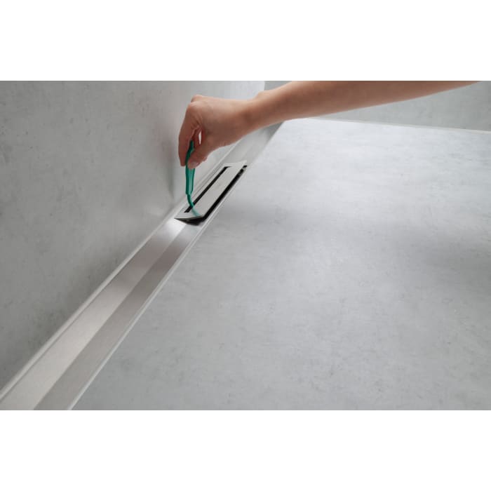 hansgrohe RainDrain Flex Fertigset Duschrinne 70 cm, kürzbar zur Wandmontage