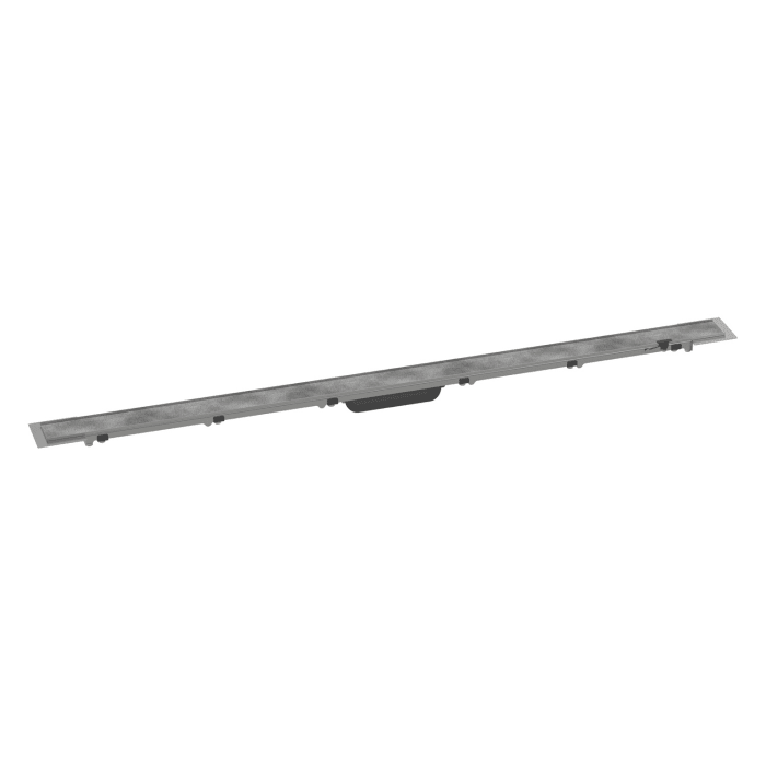 hansgrohe RainDrain Rock Fertigset Duschrinne 120 cm + 10 cm kürzbare Überlänge, befliesbar