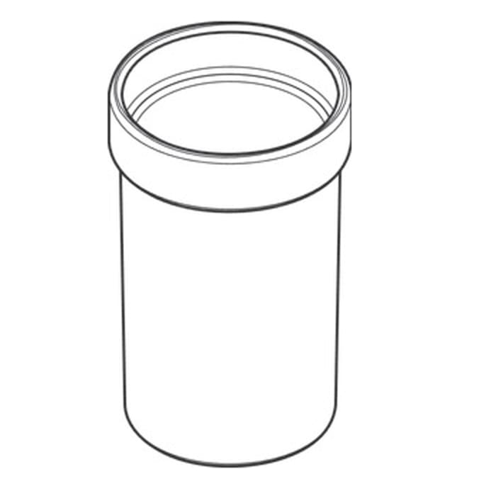 hansgrohe AddStoris Ersatz-Glaseinsatz für Toilettenbürstenhalter