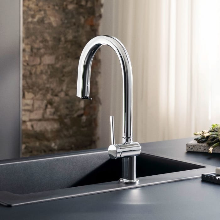 hansgrohe Aqittura M91 Filtersystem 210, Ausziehauslauf, 1jet, sBox