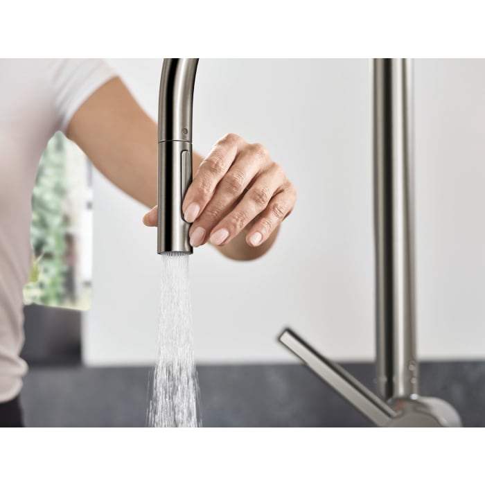 Hansgrohe Talis M54 Einhebel-Küchenmischer 210, Ausziehbrause, 2jet