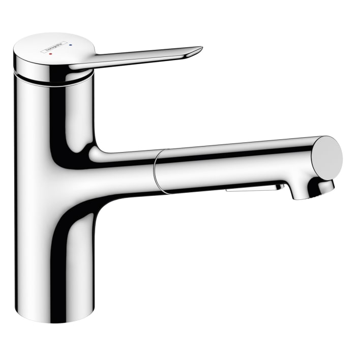 hansgrohe Zesis M33 Einhebel-Küchenarmatur 150 mit Ausziehbrause, 2 Strahlarten, Schlauchbox (sBox)