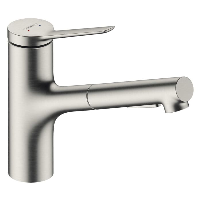 hansgrohe Zesis M33 Einhebel-Küchenarmatur 150 mit Ausziehbrause, 2 Strahlarten, Schlauchbox (sBox)