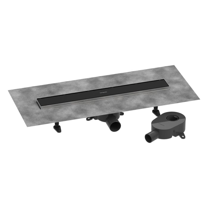 hansgrohe RainDrain Go Komplettset Duschrinne 600 rückseitig befliesbar für Standard-/flache Installation