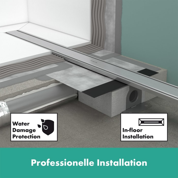 hansgrohe RainDrain Original Fertigset Duschrinne 90 cm