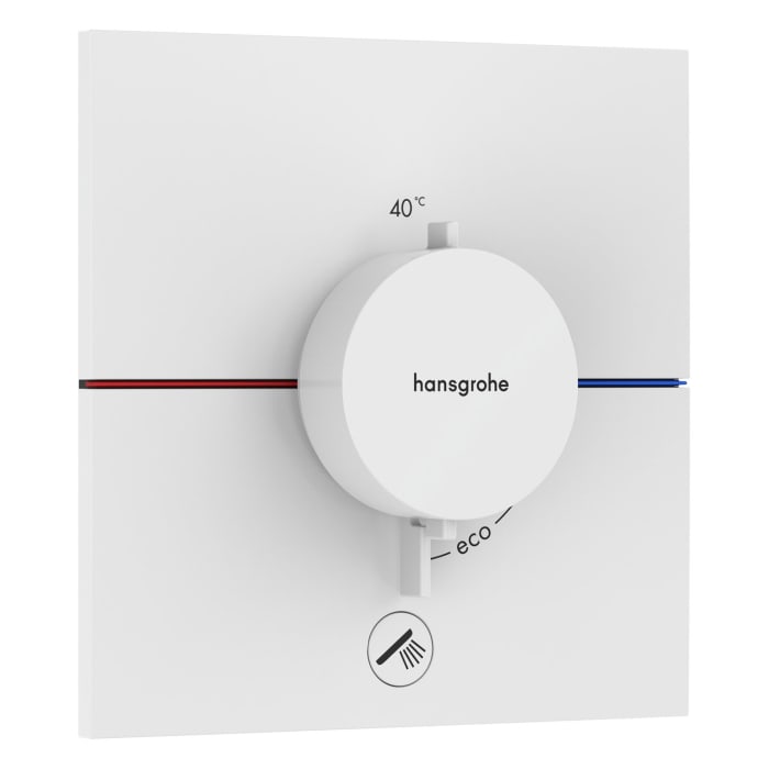 hansgrohe ShowerSelect Comfort E Thermostat Unterputz für 1 Verbraucher und 1 zusätzlichen Abgang