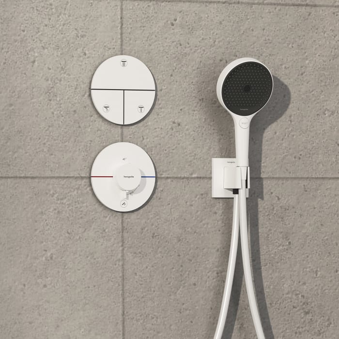 hansgrohe ShowerSelect Comfort S Thermostat Unterputz für 1 Verbraucher und 1 zusätzlichen Abgang