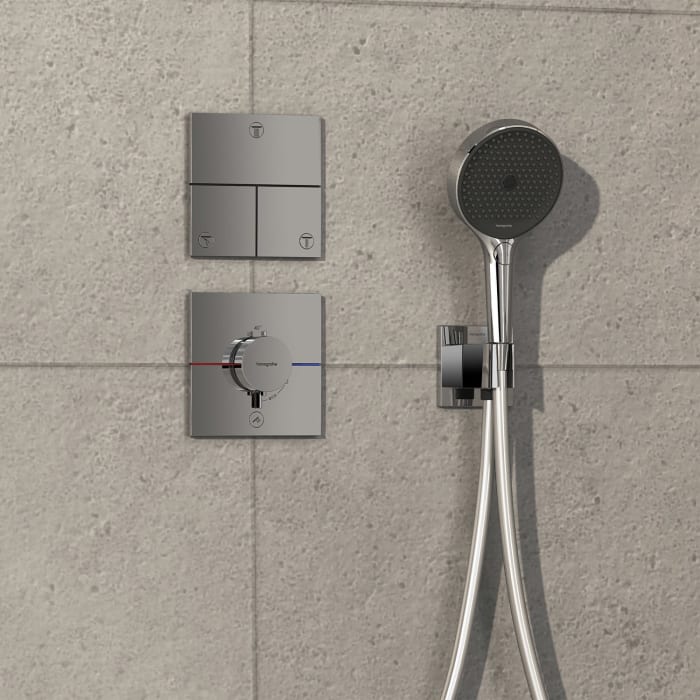 hansgrohe ShowerSelect Comfort E Thermostat Unterputz für 1 Verbraucher und 1 zusätzlichen Abgang