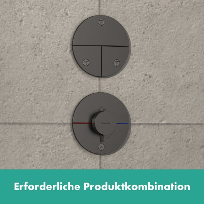 hansgrohe ShowerSelect Comfort S Thermostat Unterputz für 1 Verbraucher und 1 zusätzlichen Abgang