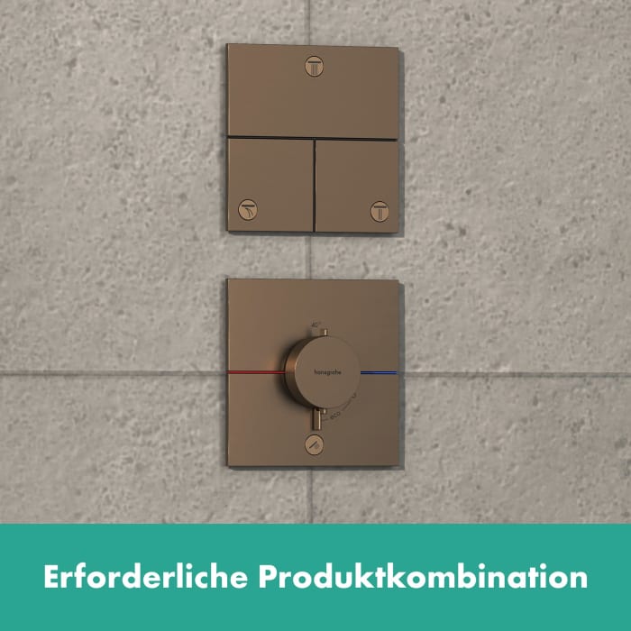hansgrohe ShowerSelect Comfort E Thermostat Unterputz für 1 Verbraucher und 1 zusätzlichen Abgang