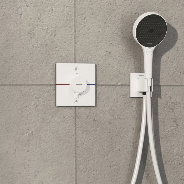 hansgrohe ShowerSelect Comfort E Thermostat Unterputz für 2 Verbraucher mit integrierter Sicherungskombination
