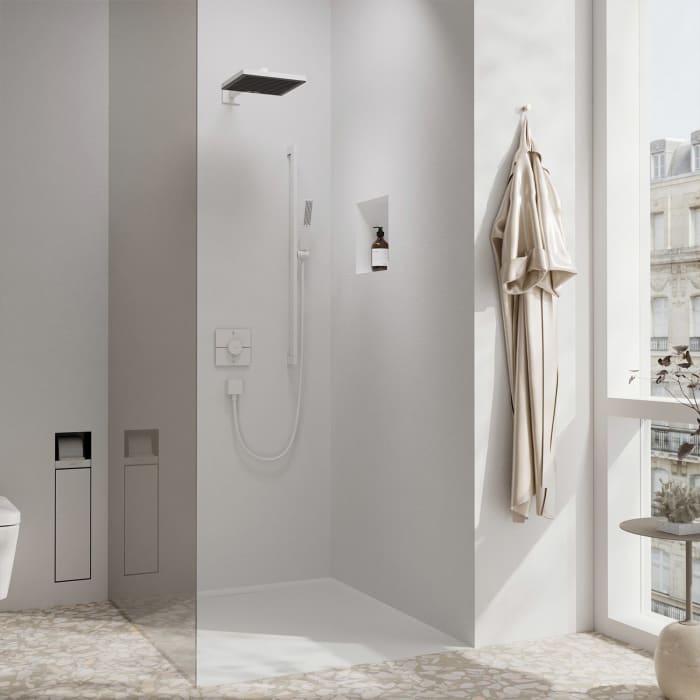 hansgrohe ShowerSelect Comfort E Thermostat Unterputz für 2 Verbraucher mit integrierter Sicherungskombination