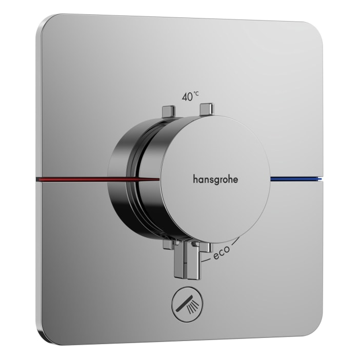 hansgrohe ShowerSelect Comfort Q Thermostat Unterputz für 1 Verbraucher und einen zusätzlichen Abgang