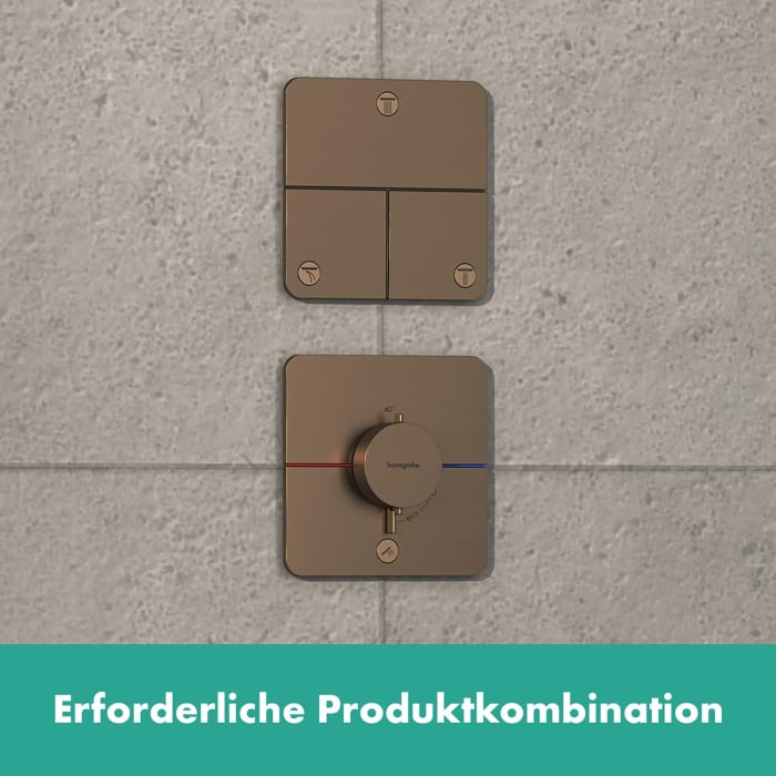 hansgrohe ShowerSelect Comfort Q Thermostat Unterputz für 1 Verbraucher und einen zusätzlichen Abgang