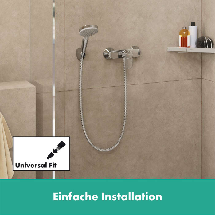 hansgrohe Vernis Blend Brausehalterset Vario EcoSmart mit Duschschlauch 160 cm
