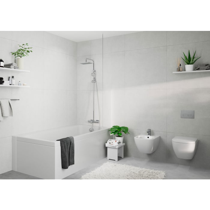 hansgrohe Vernis Shape Duschsystem 230 1 jet mit Wannenthermostat